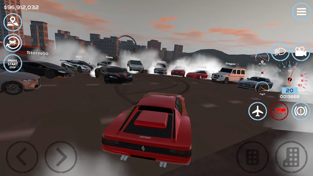 Скачать Car Sim [MOD: безлимитные деньги и все машины] на телефон — скриншот 3