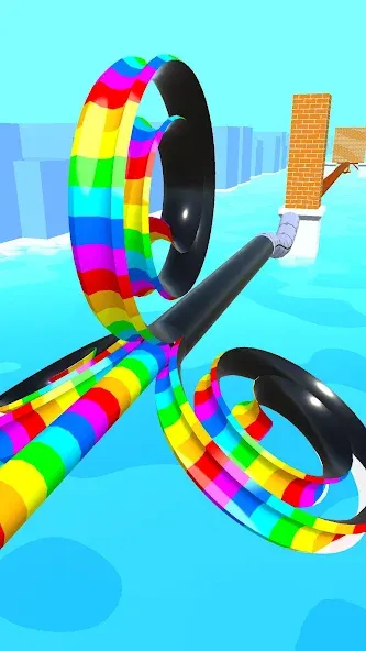 Скачать Spiral Rider [MOD: безлимитные монеты и ускорение] на телефон — скриншот 2