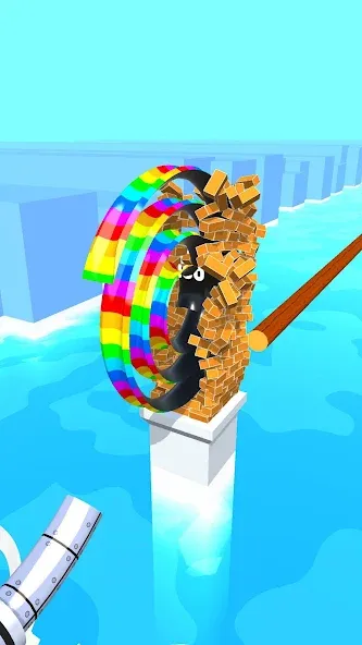 Скачать Spiral Rider [MOD: безлимитные монеты и ускорение] на телефон — скриншот 3