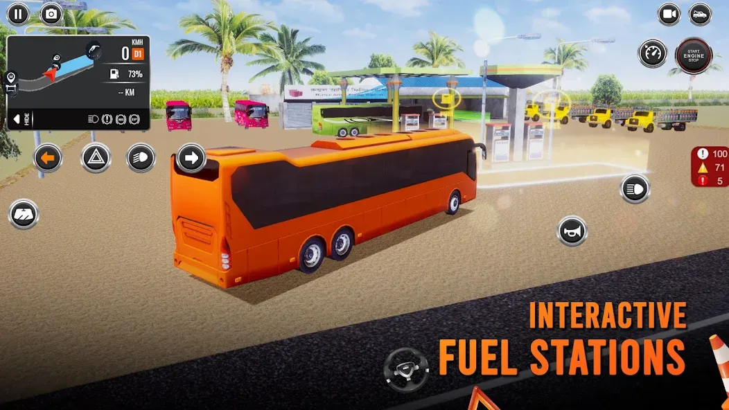 Взломанная Bus Simulator Bangladesh [MOD: безлимитные деньги и топливо] на Андроид — скриншот 5