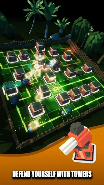Взломанная AMazing TD: Towers & Mazes [MOD: безлимитные деньги и башни] на Андроид — скриншот 5