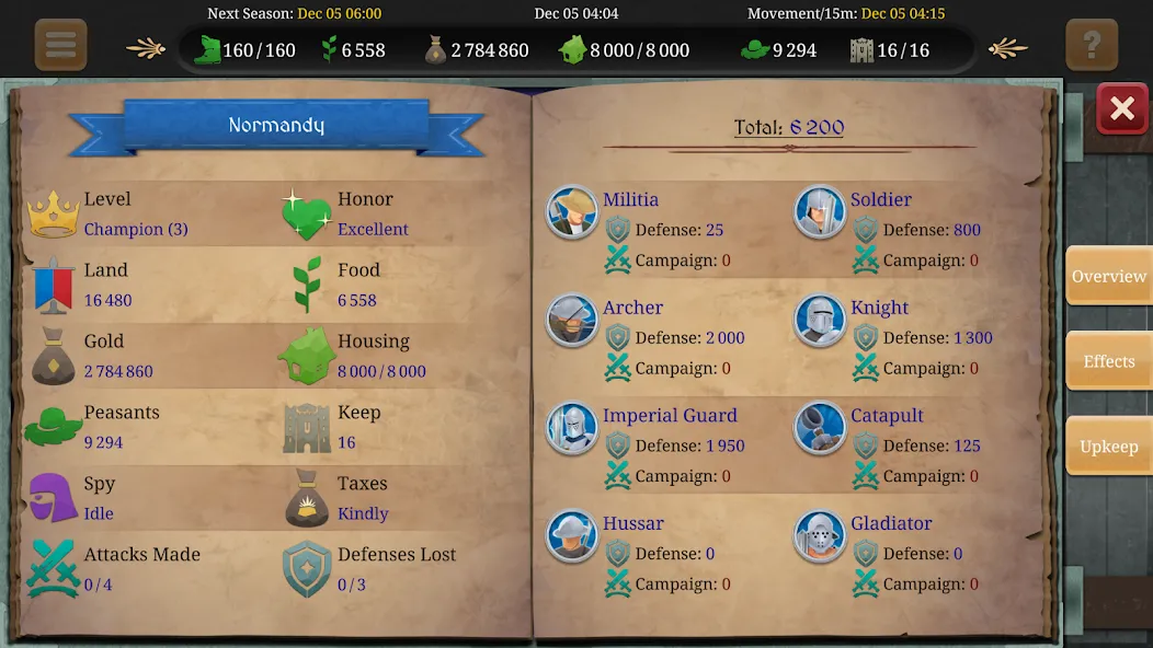 Conquest! [MOD: безлимитные ресурсы и войска] последняя версия — скриншот 5