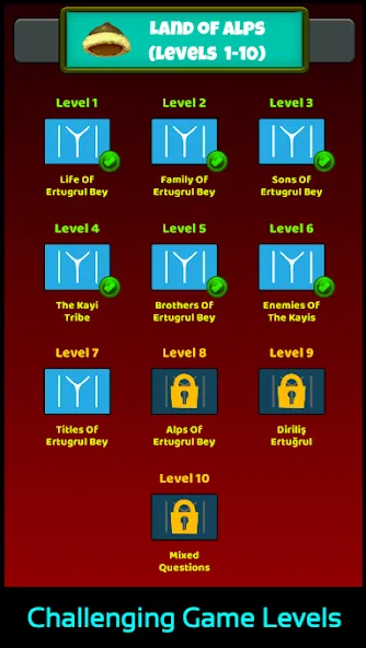 Ertugrul Ghazi Quiz Game [MOD: безлимитные подсказки и жизни] (Бесплатно / APK) — скриншот 4