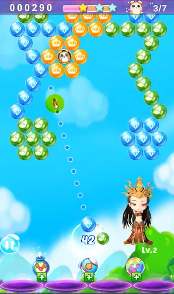 Shoot Bubble Puzzle [MOD: безлимитные монеты и все уровни] — Скачать бесплатно (APK) — скриншот 3