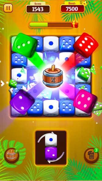 Dice Merge: Dice Mania Game [MOD: безлимитные деньги и все уровни] (Бесплатно / APK) — скриншот 2