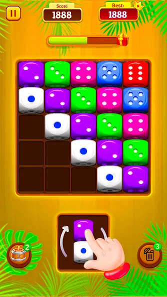 Dice Merge: Dice Mania Game [MOD: безлимитные деньги и все уровни] (Бесплатно / APK) — скриншот 3