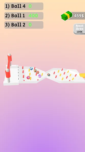Скачать взлом Marble Race [MOD: безлимитные монеты и открыты все трассы] — скриншот 1