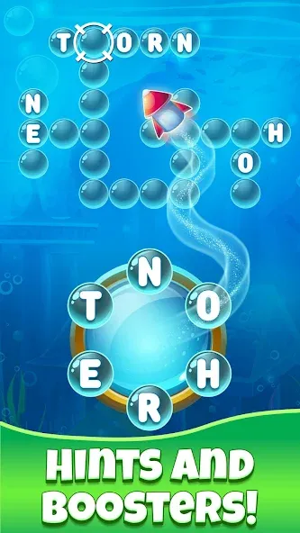 Взломанная Gold for words: anagram games [MOD: много золота и подсказок] на Андроид — скриншот 3