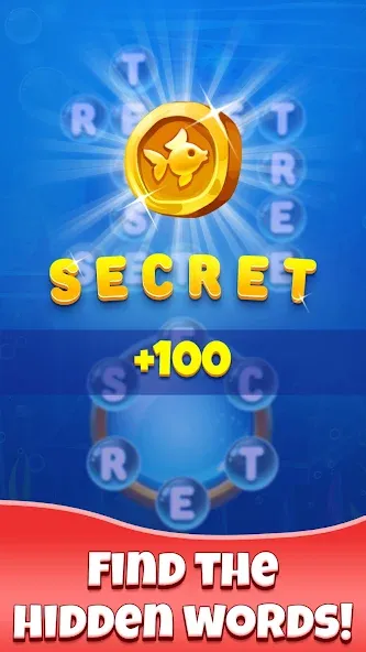 Взломанная Gold for words: anagram games [MOD: много золота и подсказок] на Андроид — скриншот 4