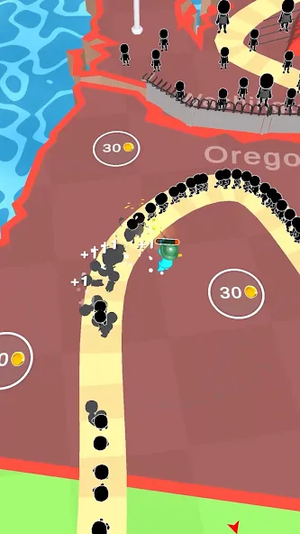 Скачать Fight For America: Country War [MOD: безлимитные деньги и оружие] — скриншот 3