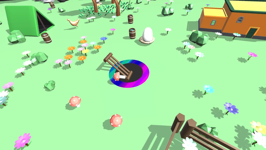 Hole Vacuum 3D [MOD: безлимитные деньги и все уровни открыты] последняя версия — скриншот 1