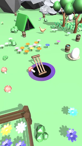 Hole Vacuum 3D [MOD: безлимитные деньги и все уровни открыты] последняя версия — скриншот 5