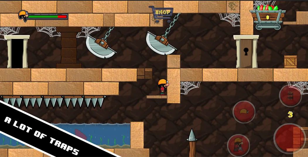 Скачать взлом Dan the Dungeon Digger [MOD: безлимитные деньги и ресурсы] — скриншот 1
