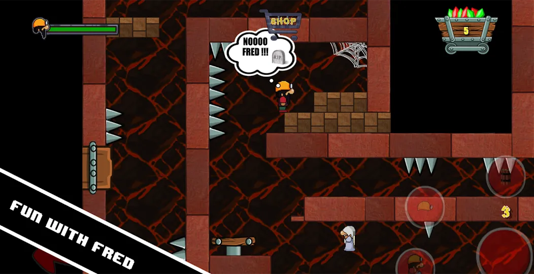 Скачать взлом Dan the Dungeon Digger [MOD: безлимитные деньги и ресурсы] — скриншот 4
