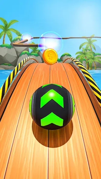 Rolling Ball Game Hop Ball Run [MOD: без рекламы и много монет] (Бесплатно / APK) — скриншот 1
