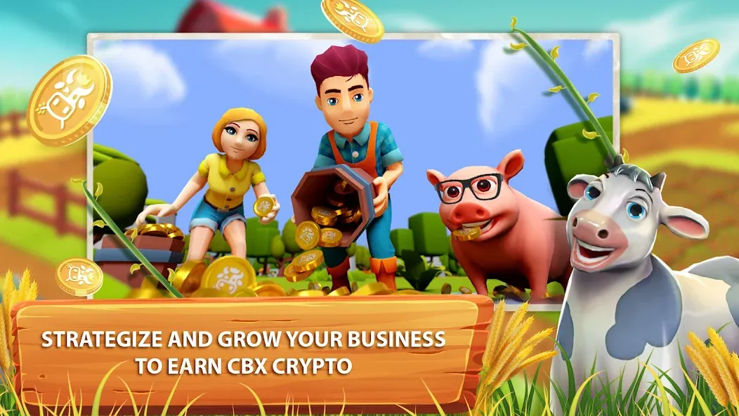CropBytes: A Crypto Farm Game [MOD: безлимитные ресурсы и криптовалюта] — Скачать бесплатно (APK) — скриншот 2