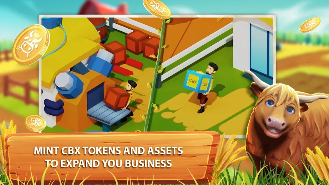 CropBytes: A Crypto Farm Game [MOD: безлимитные ресурсы и криптовалюта] — Скачать бесплатно (APK) — скриншот 3