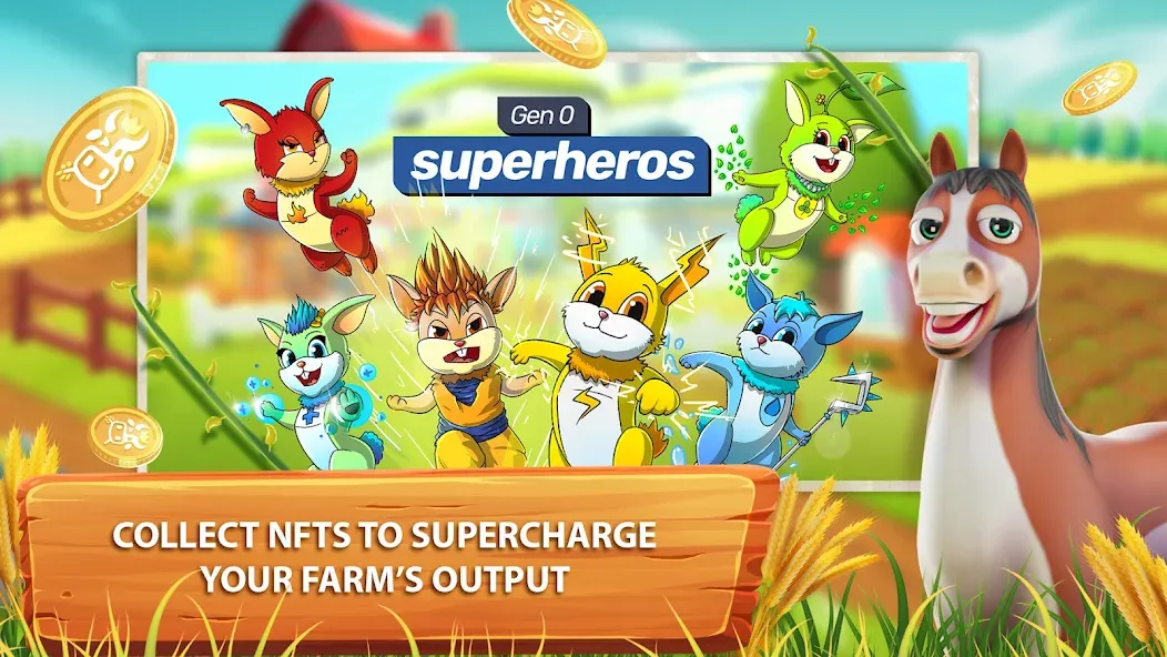 CropBytes: A Crypto Farm Game [MOD: безлимитные ресурсы и криптовалюта] — Скачать бесплатно (APK) — скриншот 5