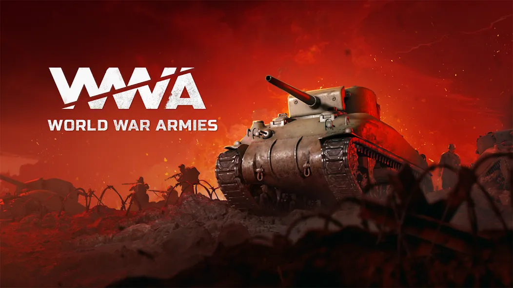 World War Armies: WW2 PvP RTS [MOD: безлимитные ресурсы и мощная армия] на Андроид — скриншот 1