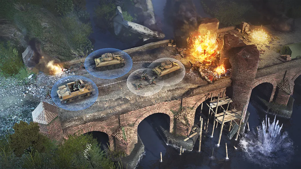 World War Armies: WW2 PvP RTS [MOD: безлимитные ресурсы и мощная армия] на Андроид — скриншот 3