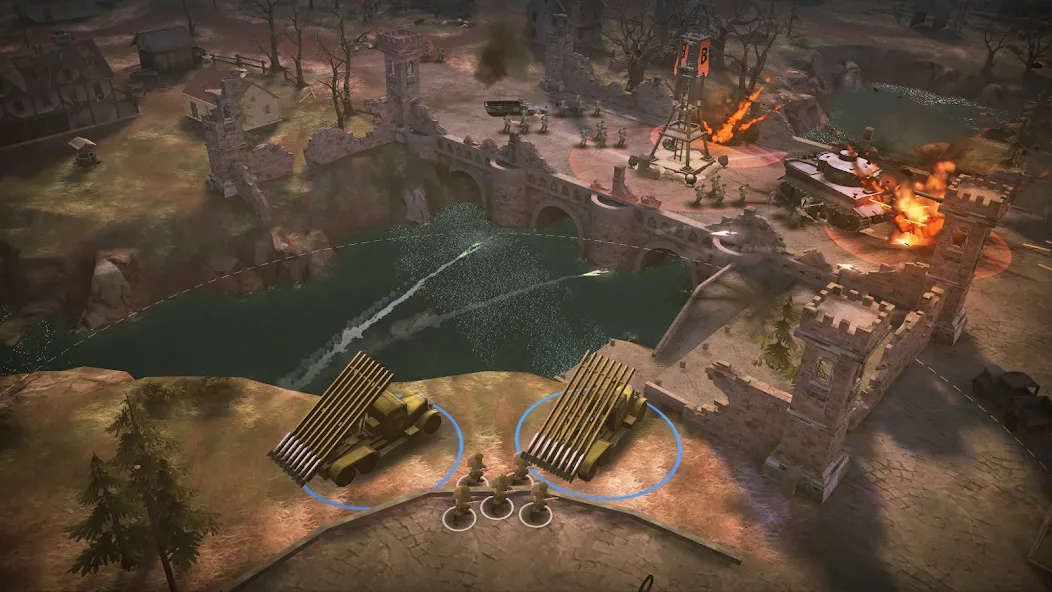 World War Armies: WW2 PvP RTS [MOD: безлимитные ресурсы и мощная армия] на Андроид — скриншот 5