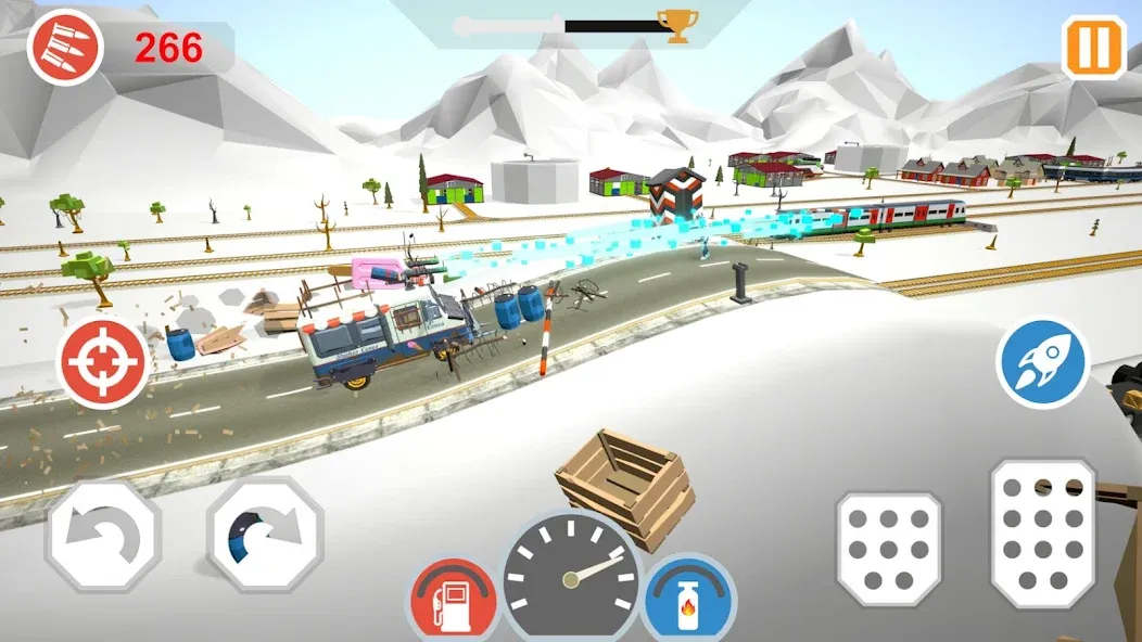 Zombie Cars Crush: Racing Die [MOD: безлимитные деньги и топливо] на Андроид — скриншот 4