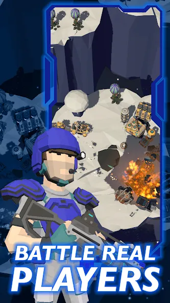 Взломанная Attack on Command - RTS Games [MOD: безлимитные ресурсы и ускоренное строительство] на Андроид — скриншот 1