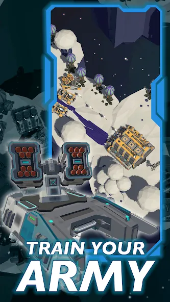 Взломанная Attack on Command - RTS Games [MOD: безлимитные ресурсы и ускоренное строительство] на Андроид — скриншот 3