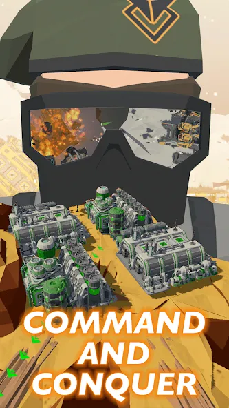 Взломанная Attack on Command - RTS Games [MOD: безлимитные ресурсы и ускоренное строительство] на Андроид — скриншот 5