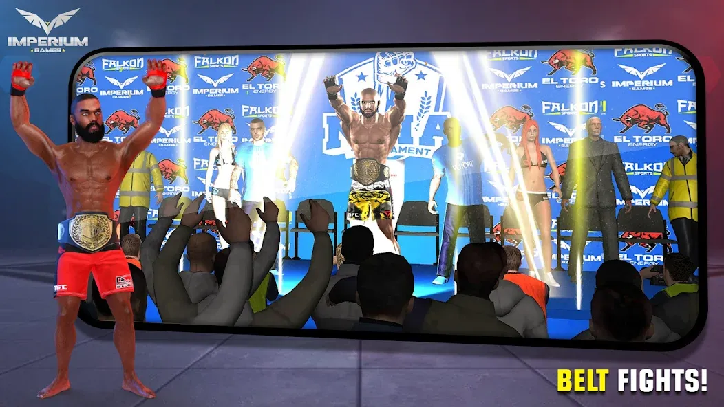 MMA Fighting Clash [MOD: разблокированы бойцы и безлимитные деньги] последняя версия — скриншот 4