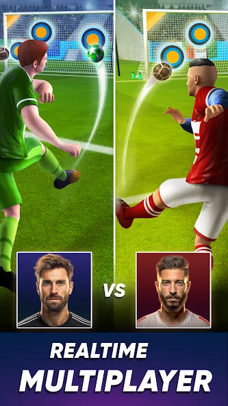 Скачать SOCCER Kicks - Stars Strike 24 [MOD: безлимитные монеты и все игроки] — скриншот 1