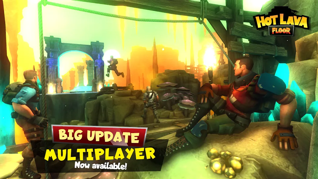 Hot Lava Floor: Urban Escape [MOD: безлимитные деньги и все уровни открыты] (Бесплатно / APK) — скриншот 1