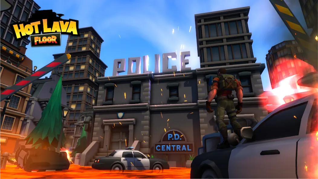 Hot Lava Floor: Urban Escape [MOD: безлимитные деньги и все уровни открыты] (Бесплатно / APK) — скриншот 4