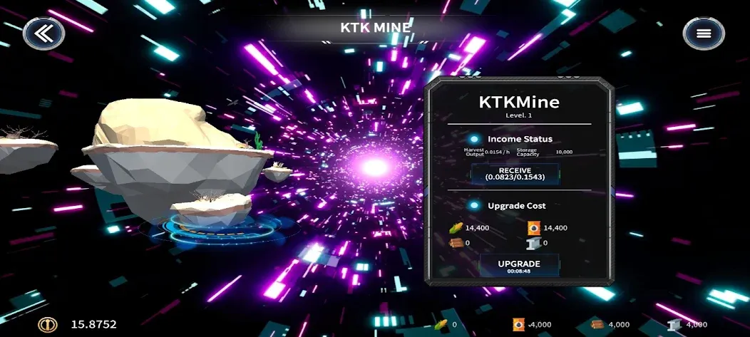 KTK Mining App [MOD: больше ресурсов и быстрый майнинг] последняя версия — скриншот 5