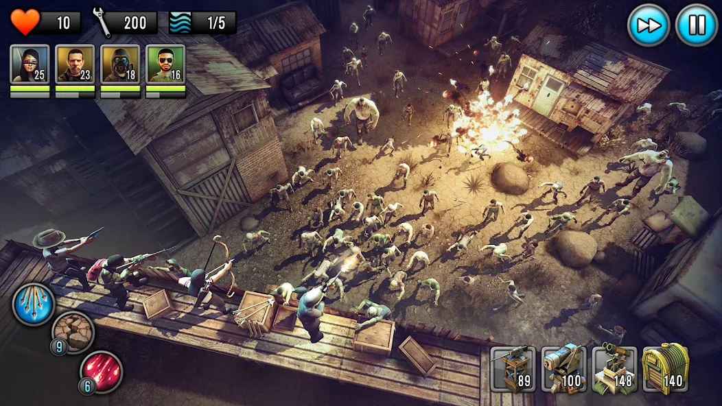 Скачать Last Hope TD - Tower Defense [MOD: безлимитные деньги и усиленные башни] на телефон — скриншот 1
