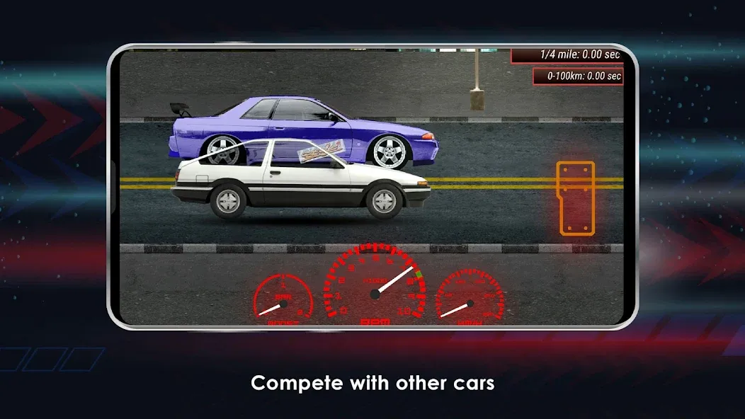 Japan Drag Racing [MOD: безлимитные деньги и открыты машины] (Бесплатно / APK) — скриншот 3