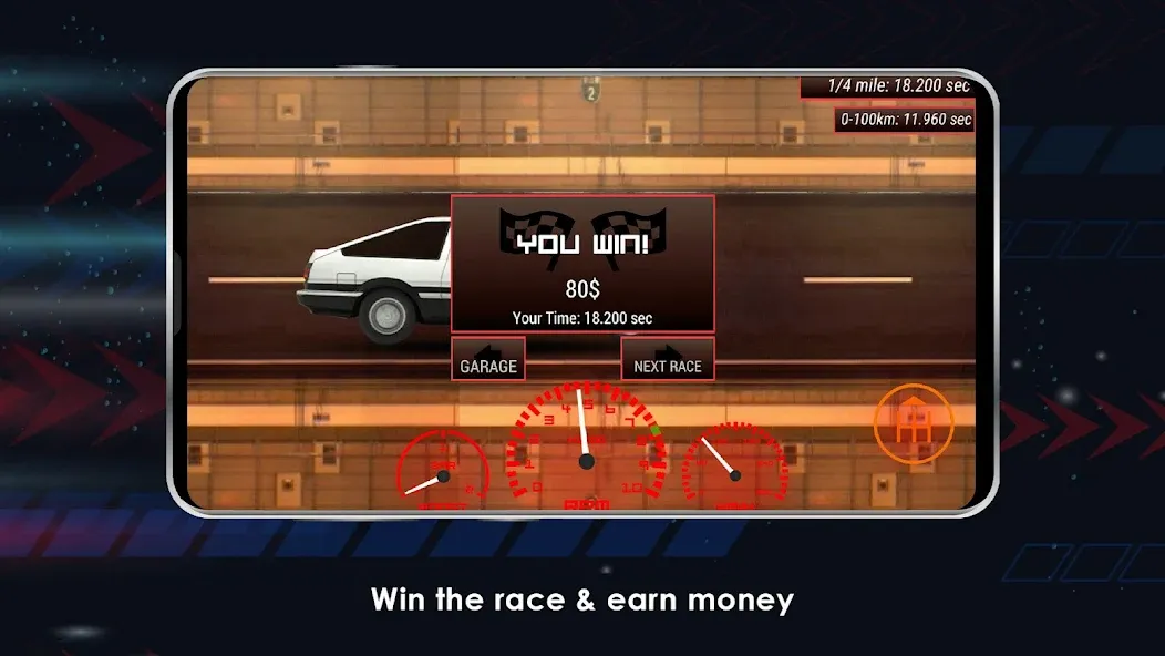 Japan Drag Racing [MOD: безлимитные деньги и открыты машины] (Бесплатно / APK) — скриншот 4