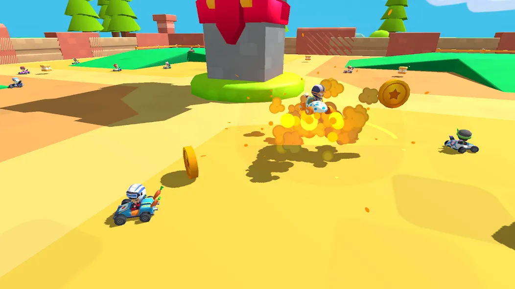 Взломанная Kart Royale! [MOD: безлимитные монеты и все карты] на Андроид — скриншот 3