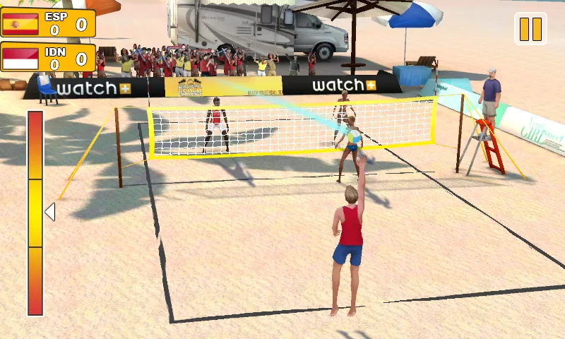 Взломанная Beach Volleyball 3D [MOD: безлимитные деньги и энергия] на Андроид — скриншот 5