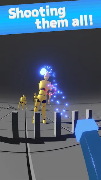 Titan Shoot: 3D gun action [MOD: безлимитные патроны и усиленное оружие] — Скачать бесплатно (APK) — скриншот 1