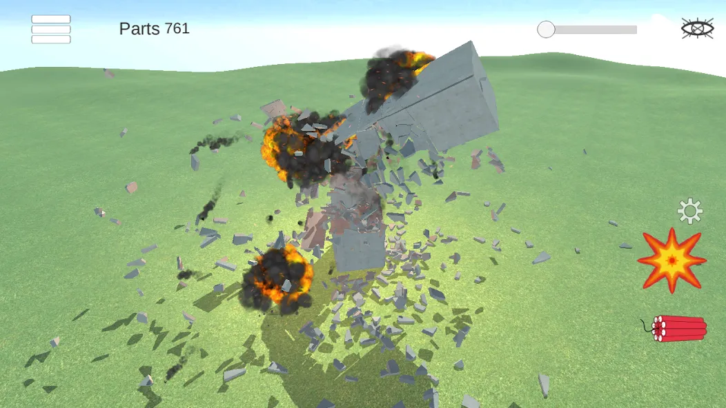 Destruction simulator sandbox [MOD: разрушение без ограничений и все уровни открыты] на Андроид — скриншот 4