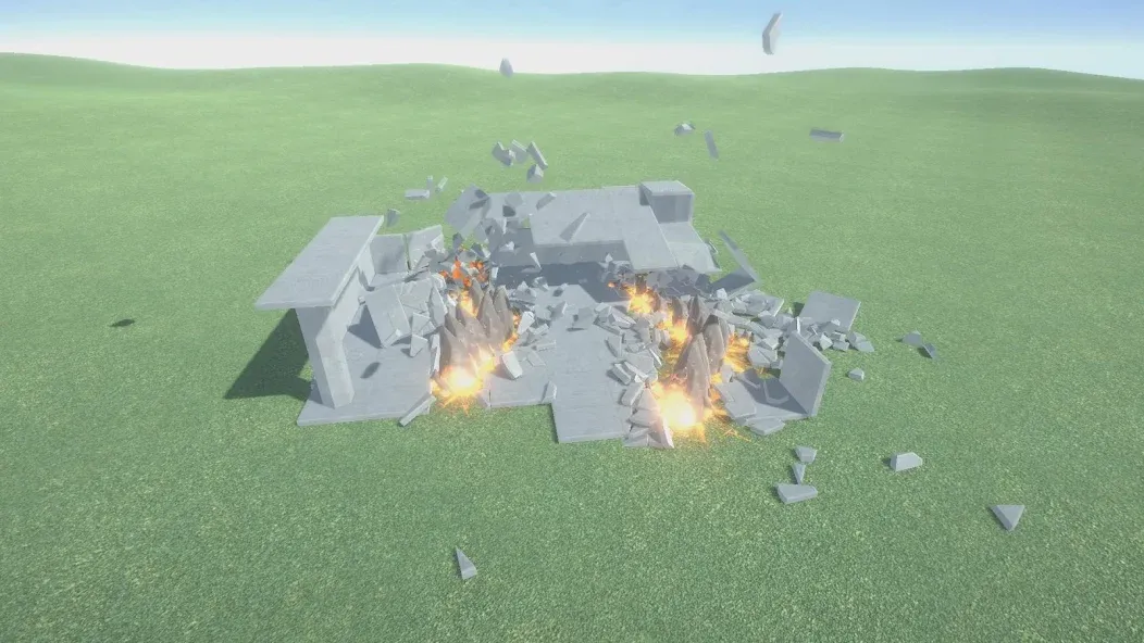 Destruction simulator sandbox [MOD: разрушение без ограничений и все уровни открыты] на Андроид — скриншот 5