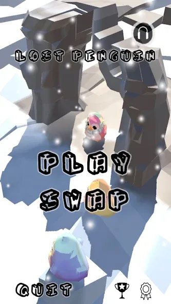 Lost Penguin - Endless Journey [MOD: бесконечные жизни и монеты] на Андроид — скриншот 1