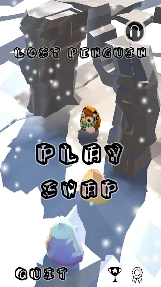 Lost Penguin - Endless Journey [MOD: бесконечные жизни и монеты] на Андроид — скриншот 2