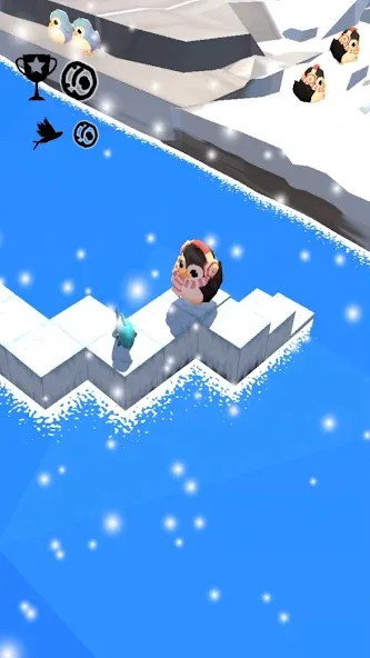 Lost Penguin - Endless Journey [MOD: бесконечные жизни и монеты] на Андроид — скриншот 3