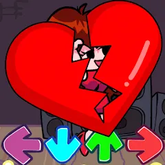 Взломанная GF Heartbreaker Funk Battle [MOD: новые песни и сложные баттлы] на Андроид