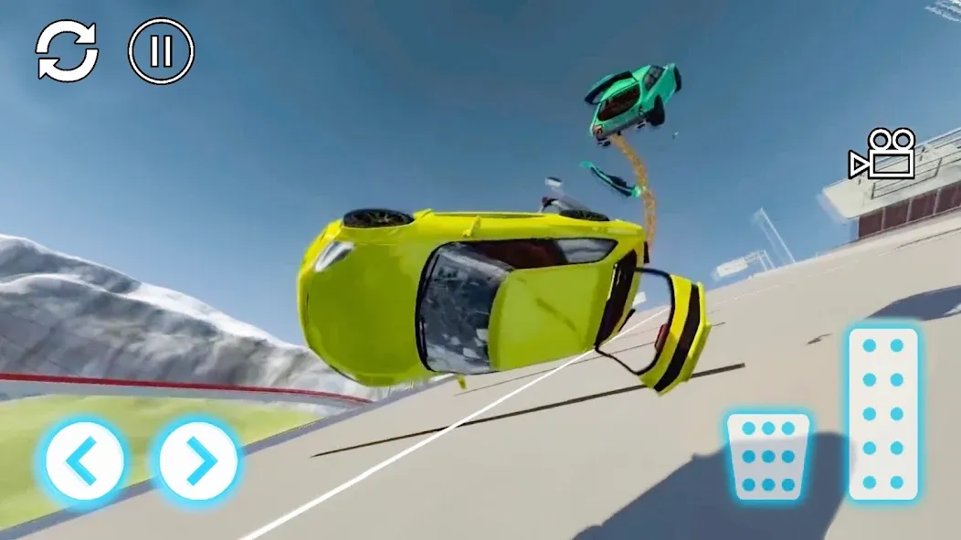Взломанная Car Crash Extreme [MOD: разблокированы все машины и трассы] на Андроид — скриншот 3
