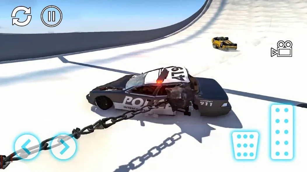 Взломанная Car Crash Extreme [MOD: разблокированы все машины и трассы] на Андроид — скриншот 4