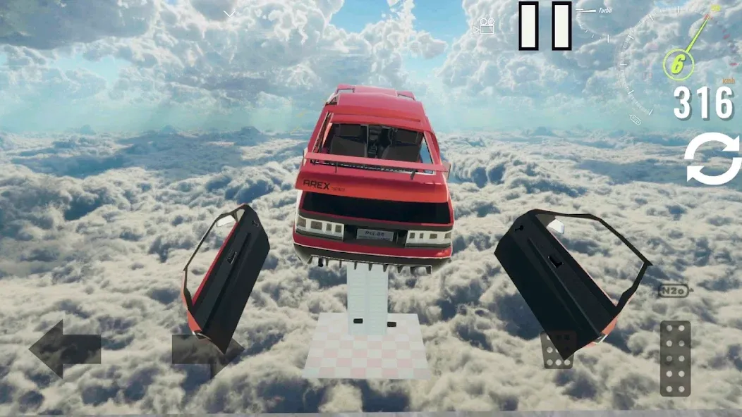 Взломанная Car Crash Extreme [MOD: разблокированы все машины и трассы] на Андроид — скриншот 5