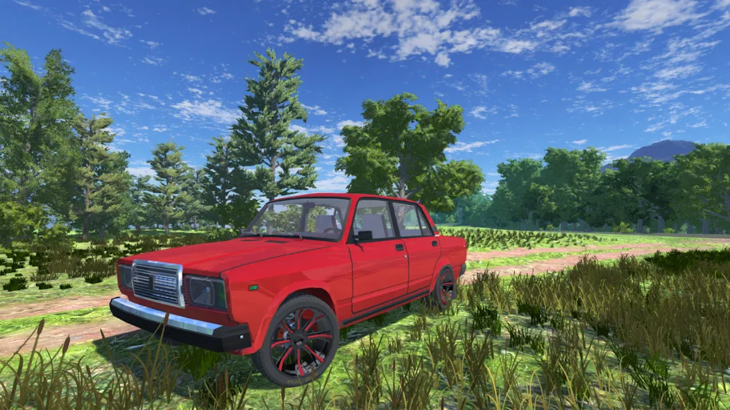 Russian Car Lada 3D [MOD: безлимитные деньги и топливо] последняя версия — скриншот 2